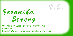 veronika streng business card